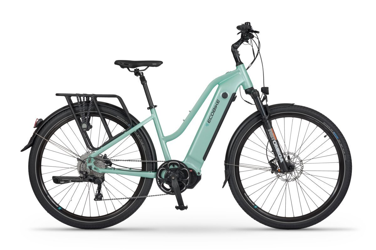 Elektrinis dviratis Ecobike LX 500 14,5 Ah Greenway, žalias kaina ir informacija | Elektriniai dviračiai | pigu.lt