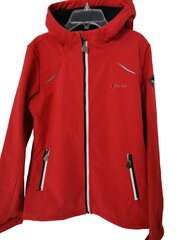 Softshell striukė mergaitėms Lemmi, raudona цена и информация | Куртки, пальто для девочек | pigu.lt