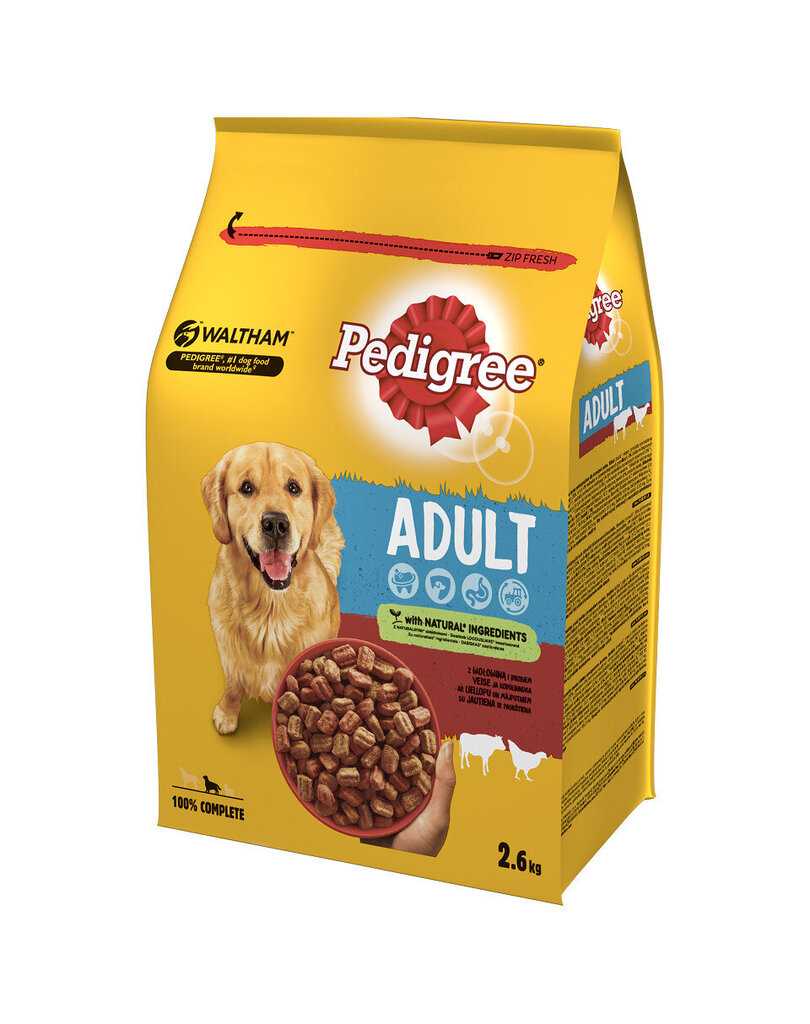 Pedigree Vital Protection su jautiena ir paukštiena, 12x500 g kaina ir informacija | Sausas maistas šunims | pigu.lt