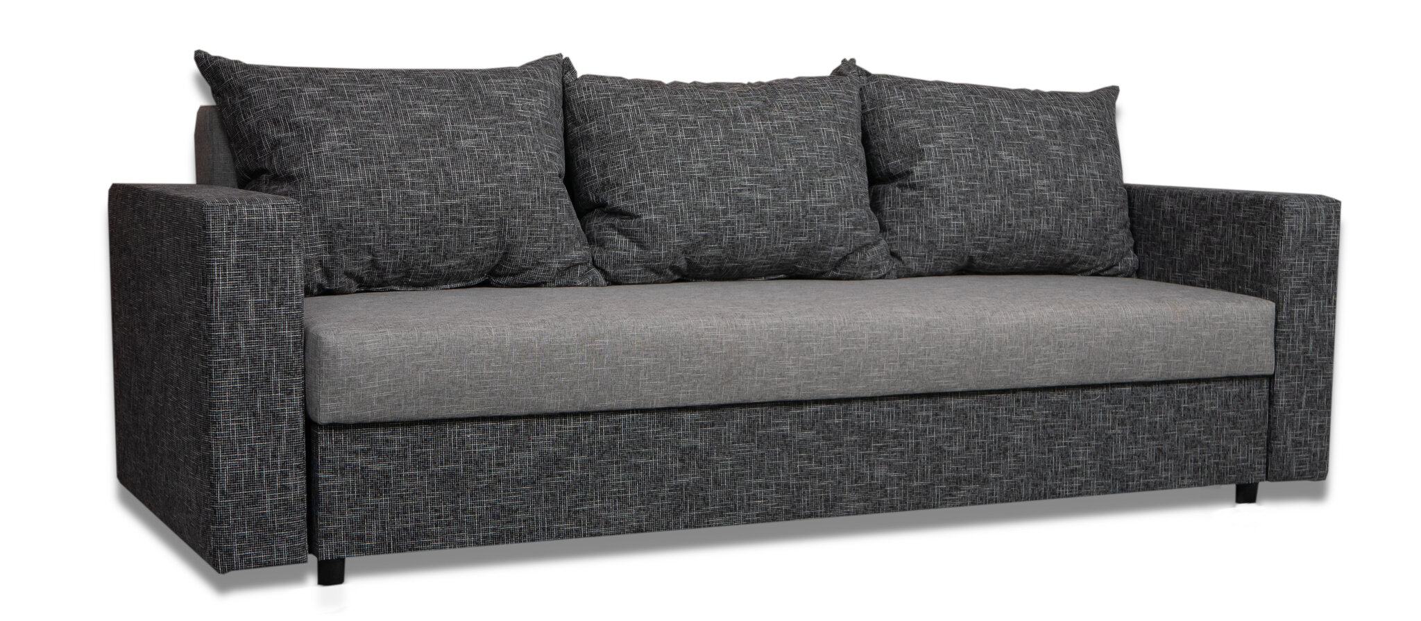 Sofa - lova Vuran Kombinuota pilka kaina ir informacija | Sofos | pigu.lt