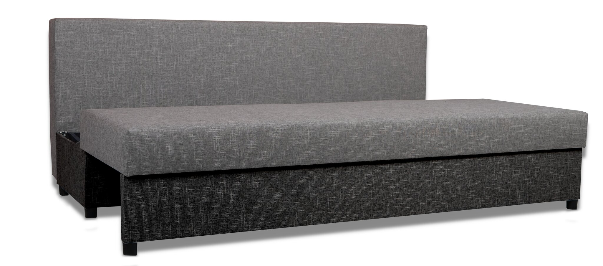 Sofa - lova Mini Kombinuota pilka kaina ir informacija | Sofos | pigu.lt