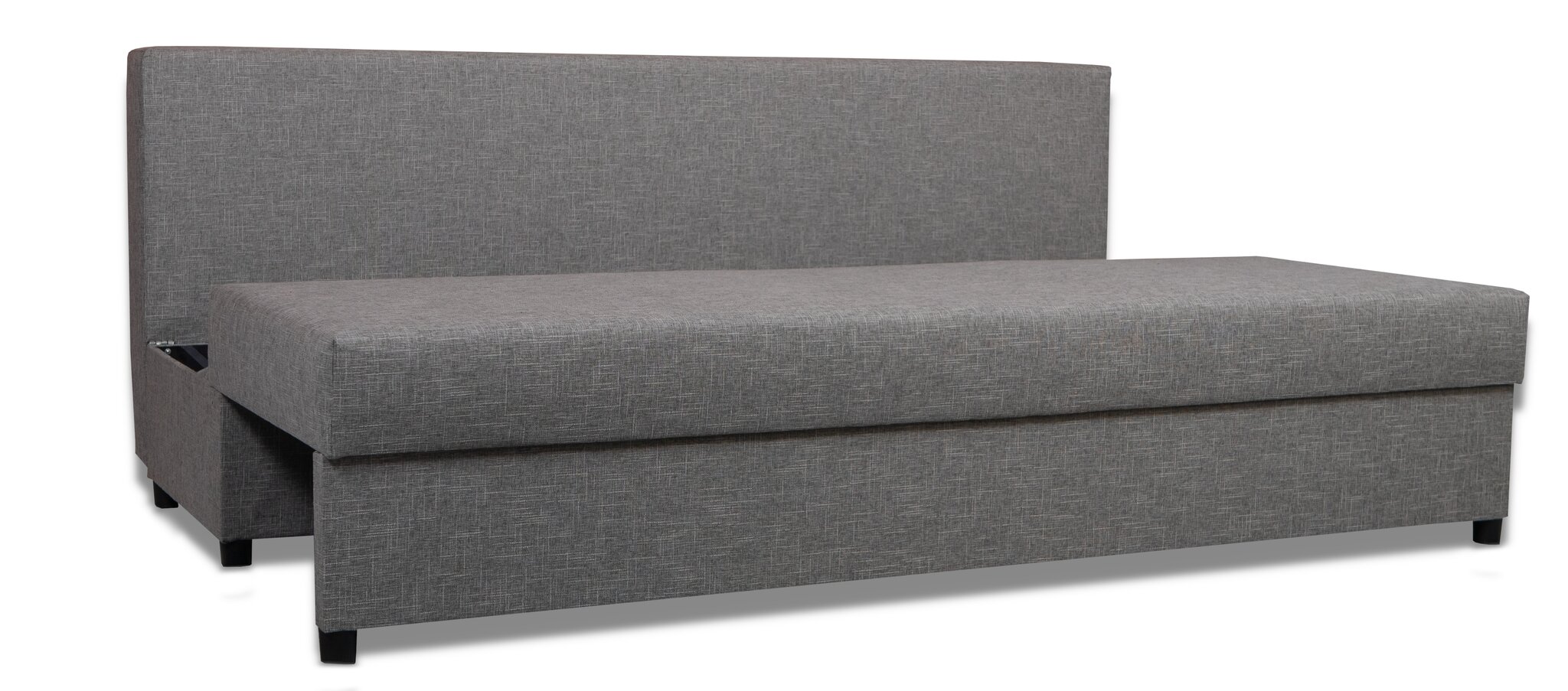 Sofa - lova Mini XL Šviesiai pilka kaina ir informacija | Sofos | pigu.lt