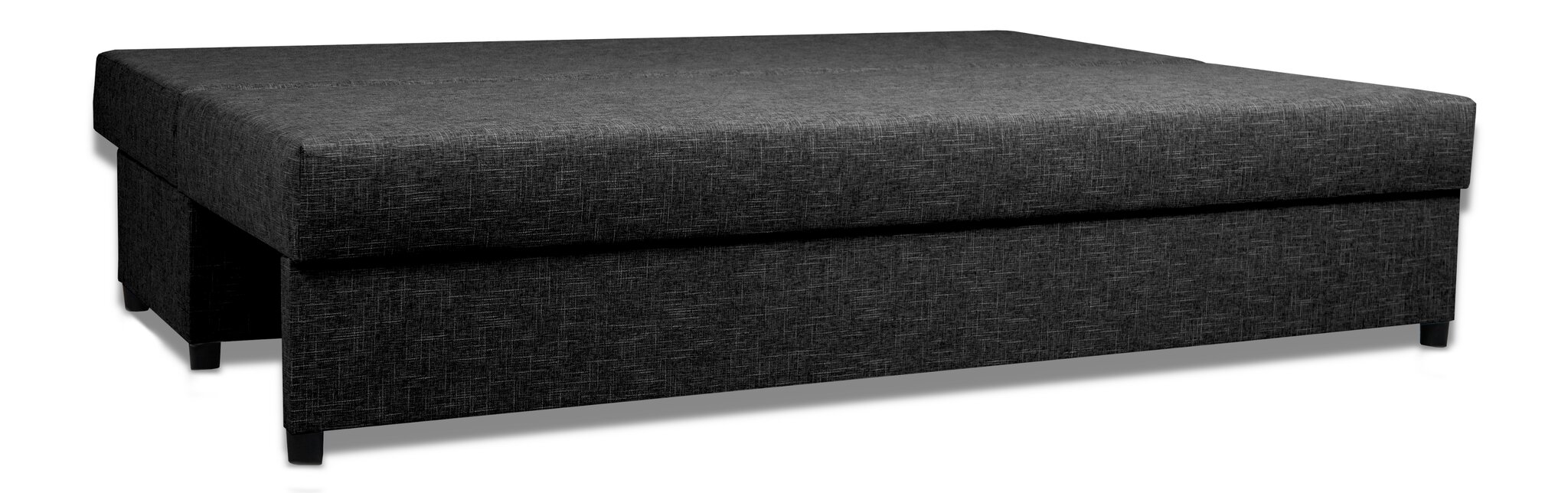 Sofa - lova Mini XL Tamsiai pilka kaina ir informacija | Sofos | pigu.lt