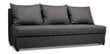 Sofa - lova Mini XL Tamsiai pilka kaina ir informacija | Sofos | pigu.lt