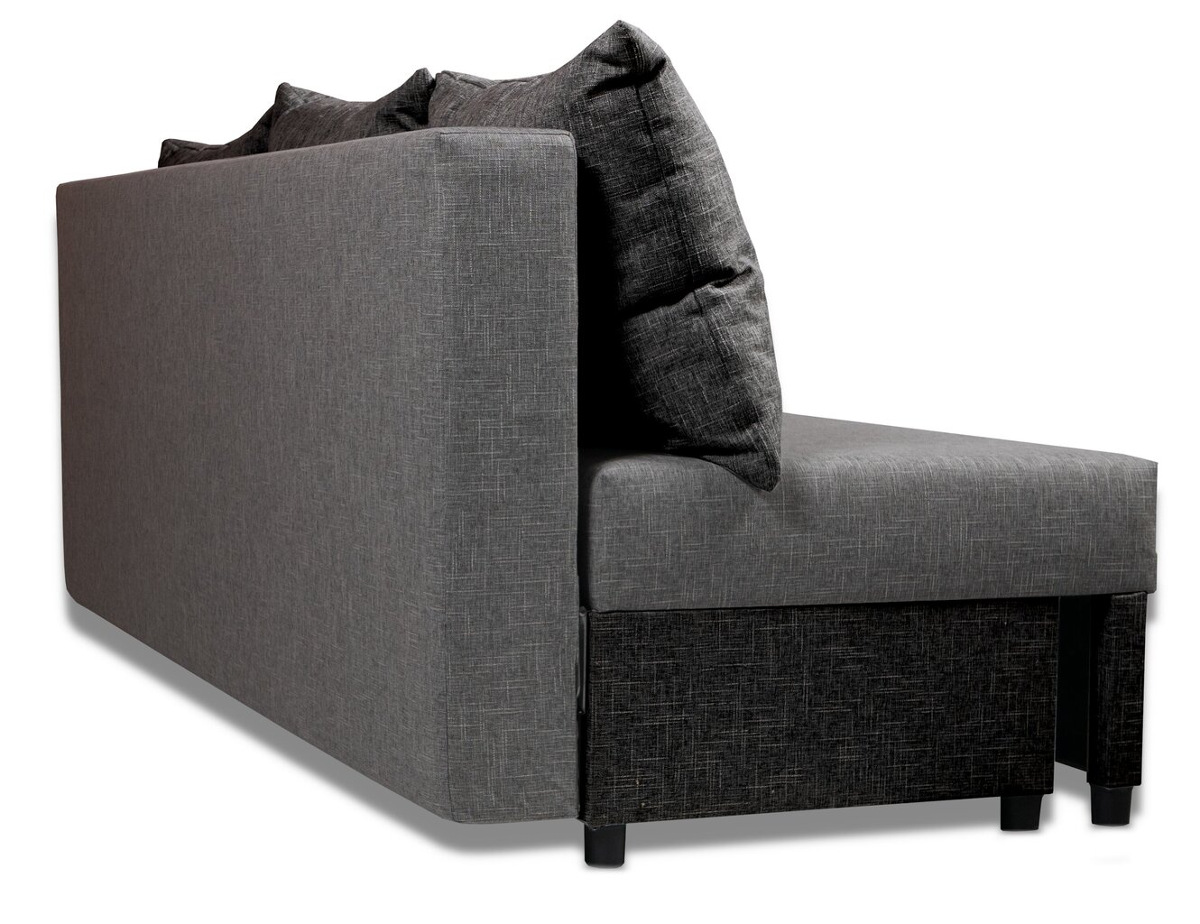 Sofa - lova Mini XL, pilka kaina ir informacija | Sofos | pigu.lt