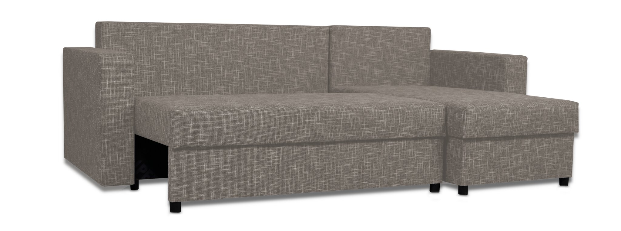 Kampinė sofa Lugan Šviesos smėlio spalvos kaina ir informacija | Minkšti kampai | pigu.lt