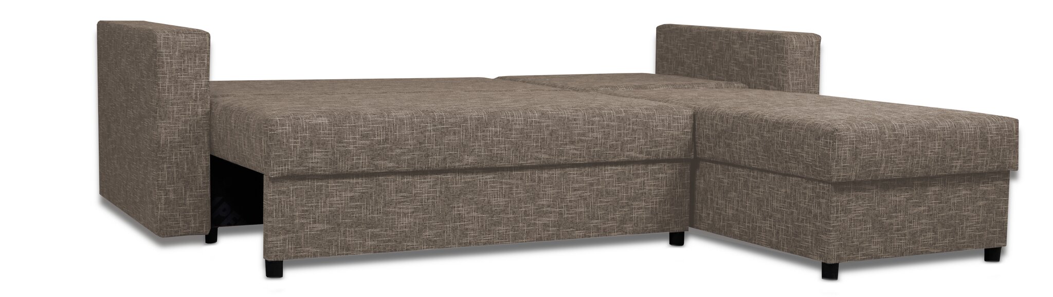 Kampinė sofa Lugan Tamsus smėlio spalvos цена и информация | Minkšti kampai | pigu.lt