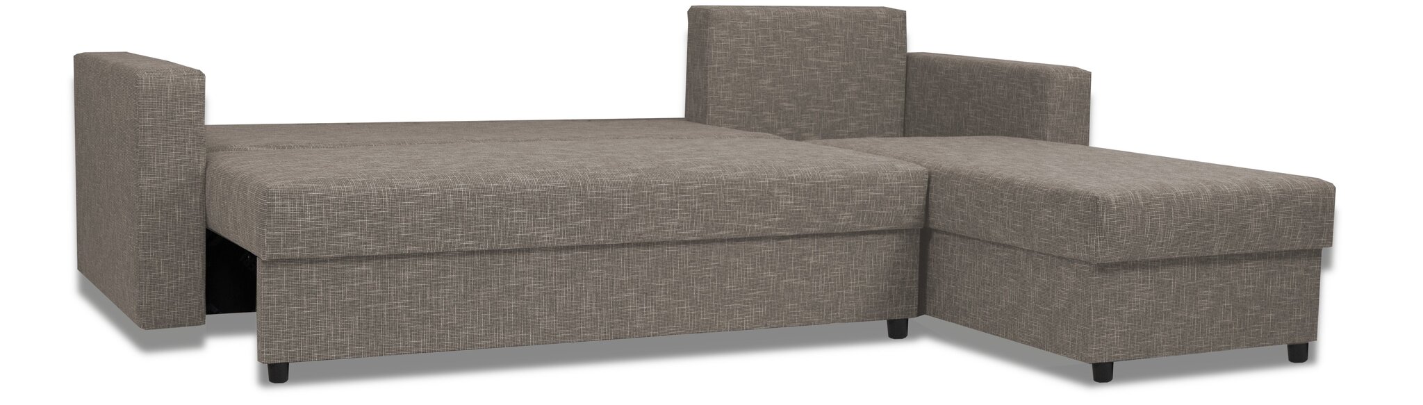 Kampinė sofa Lugan+, smėlio spalvos kaina ir informacija | Minkšti kampai | pigu.lt