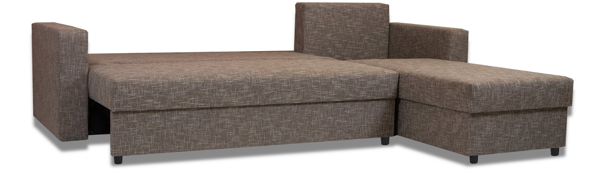 Kampinė sofa Lugan+, smėlio spalvos kaina ir informacija | Minkšti kampai | pigu.lt