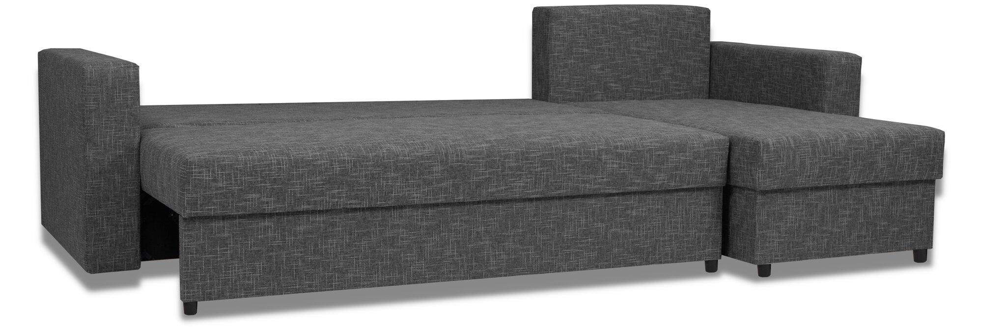 Kampinė sofa Lugan+ XL Tamsiai pilka kaina ir informacija | Minkšti kampai | pigu.lt