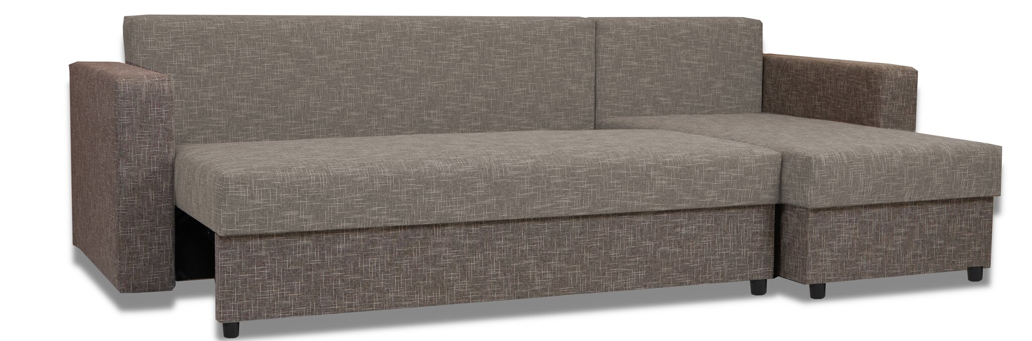 Kampinė sofa Lugan+ XL Kombinuotas smėlio spalvos kaina ir informacija | Minkšti kampai | pigu.lt