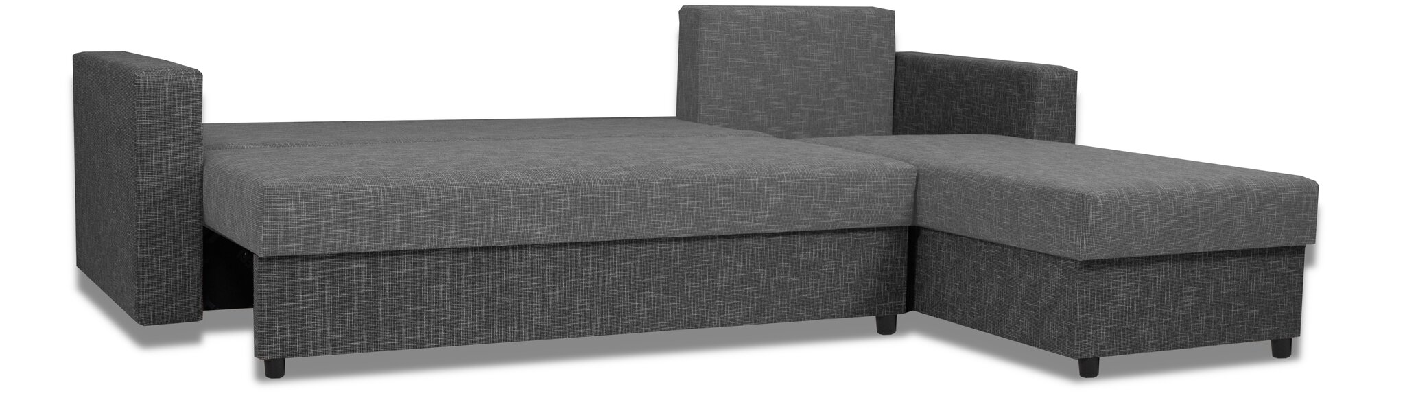 Kampinė sofa Lugan+ XL Kombinuota pilka kaina ir informacija | Minkšti kampai | pigu.lt