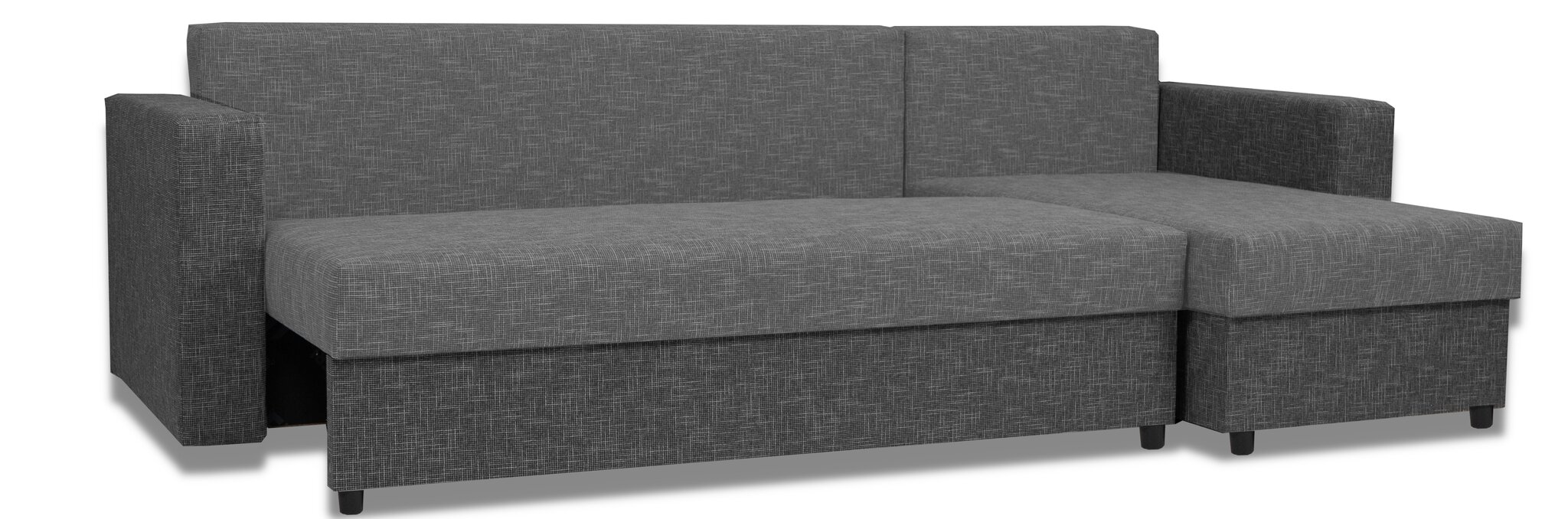 Kampinė sofa Lugan+ XL Kombinuota pilka kaina ir informacija | Minkšti kampai | pigu.lt