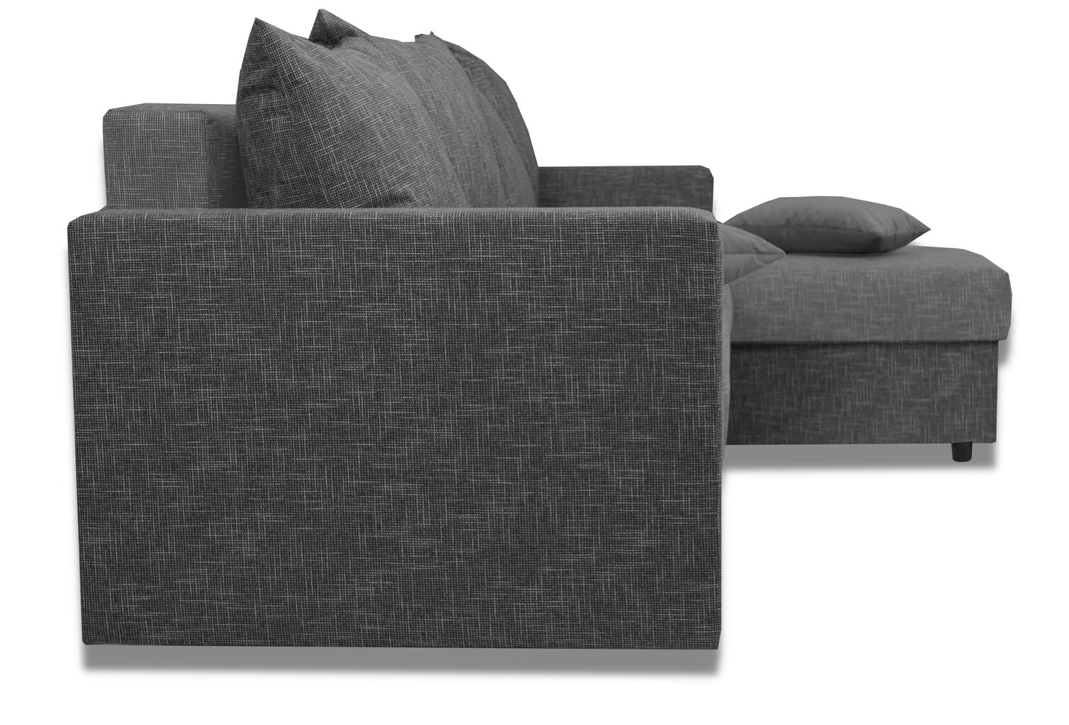 Kampinė sofa Lugan+ XL Kombinuota pilka kaina ir informacija | Minkšti kampai | pigu.lt