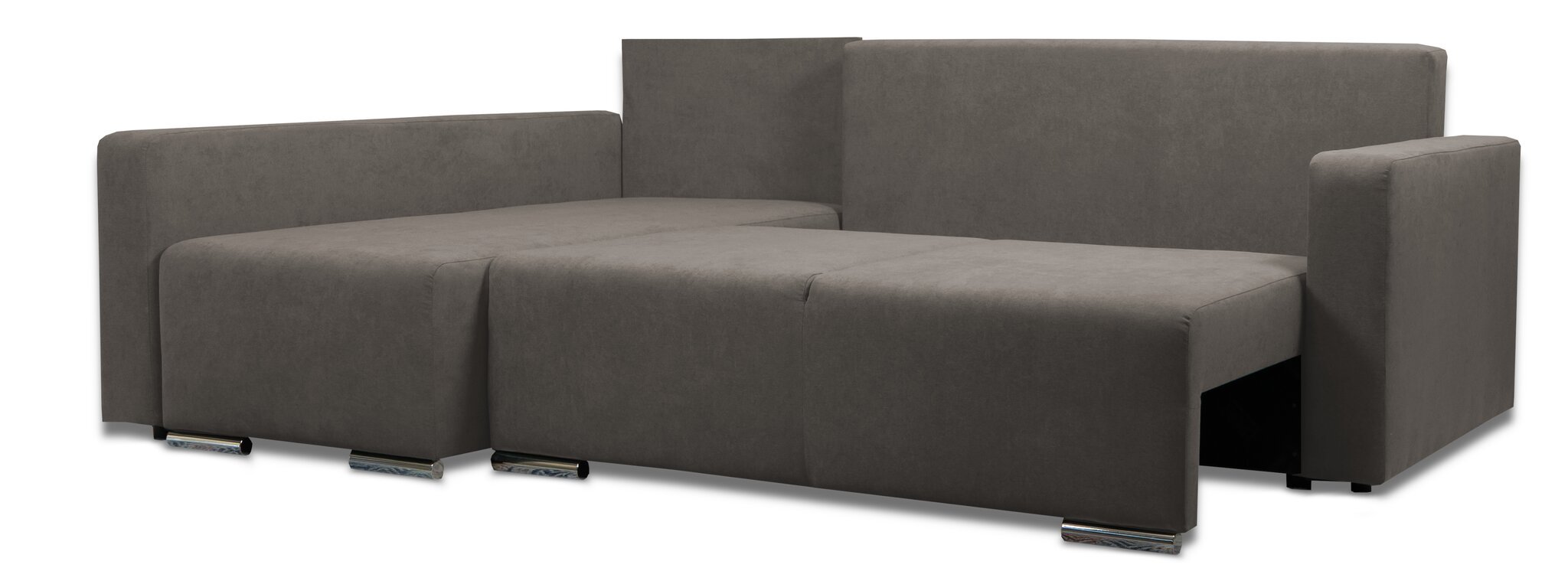 Kampinė sofa Megan (dešinė) Smėlio spalvos pilkos spalvos kaina ir informacija | Minkšti kampai | pigu.lt
