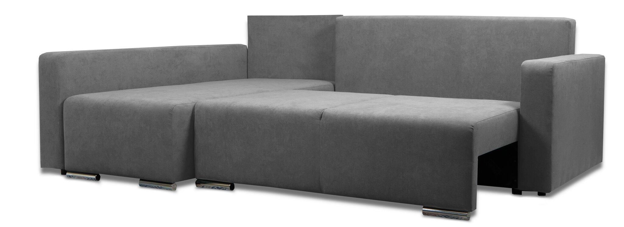 Kampinė sofa Megan (dešinė) Šviesiai pilka kaina ir informacija | Minkšti kampai | pigu.lt