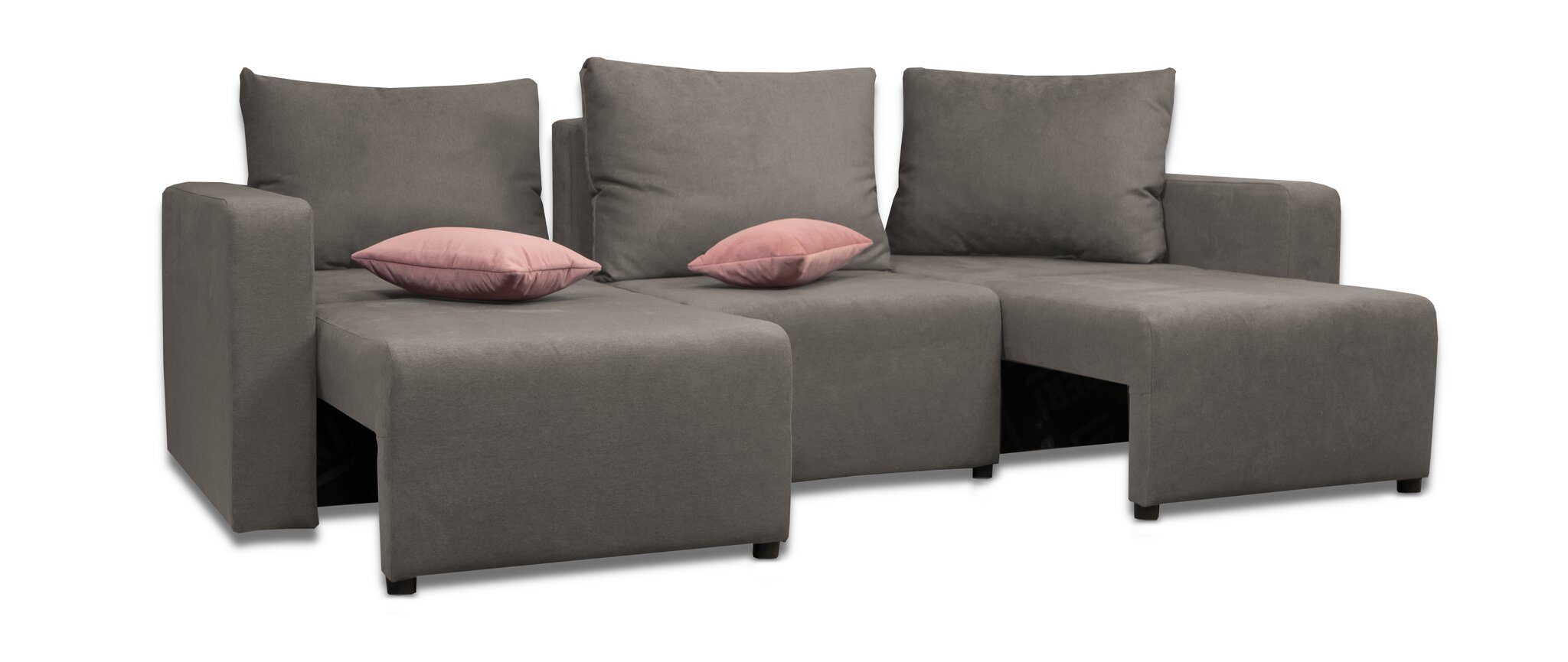 Modulinė sofa Modul 2400 Smėlio spalvos pilkos spalvos kaina ir informacija | Sofos | pigu.lt