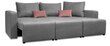 Modulinė sofa Modul 2400 Šviesiai pilka kaina ir informacija | Sofos | pigu.lt