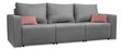 Modulinė sofa Modul 2400 Šviesiai pilka kaina ir informacija | Sofos | pigu.lt