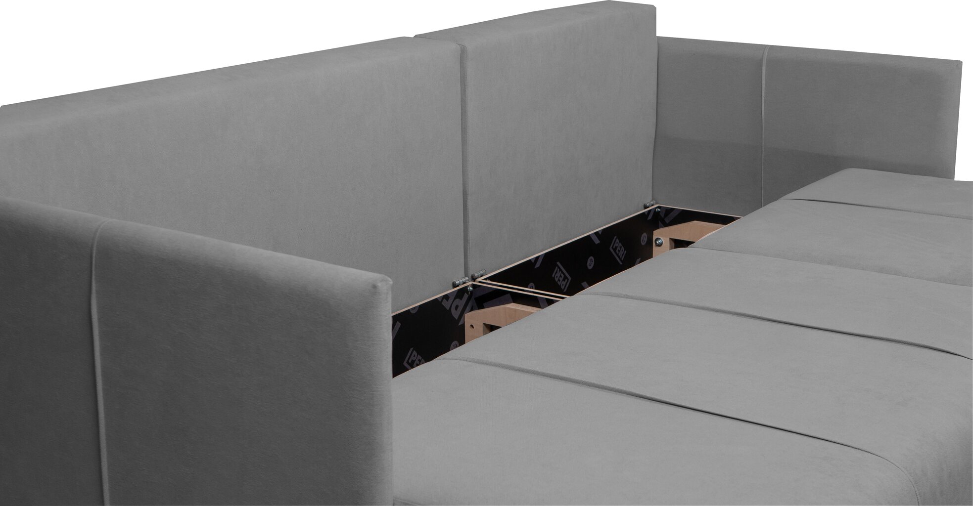 Kampinė sofa Deka-Sturis Šviesiai pilka kaina ir informacija | Minkšti kampai | pigu.lt