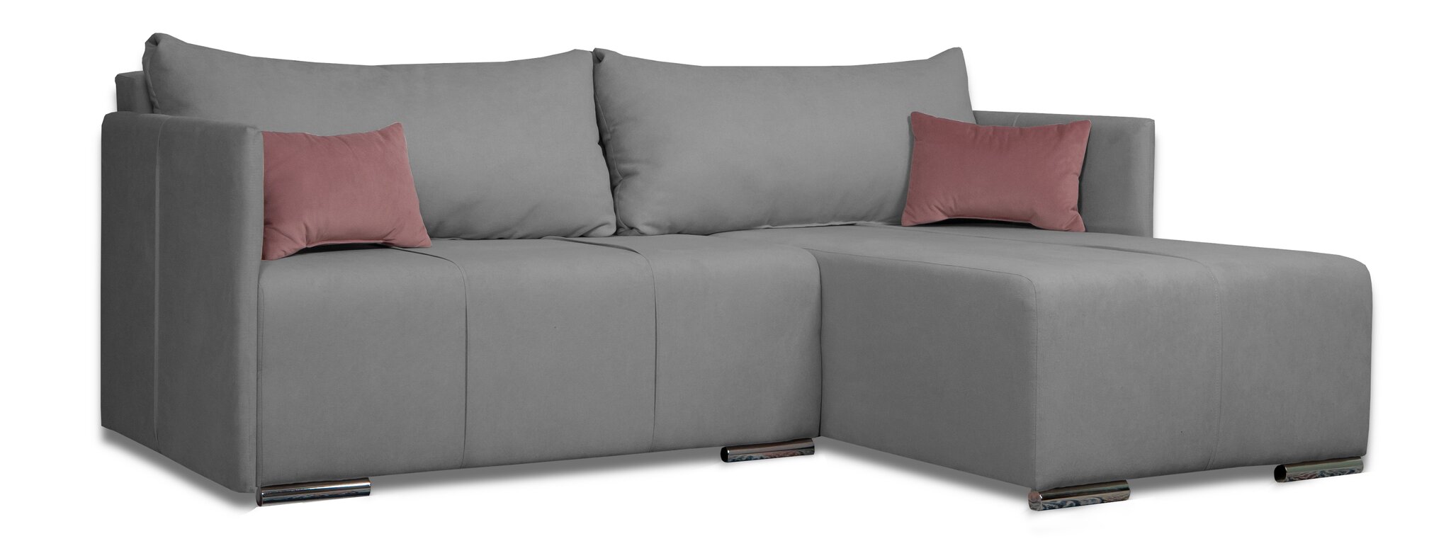 Kampinė sofa Deka-Sturis XL Šviesiai pilka цена и информация | Minkšti kampai | pigu.lt