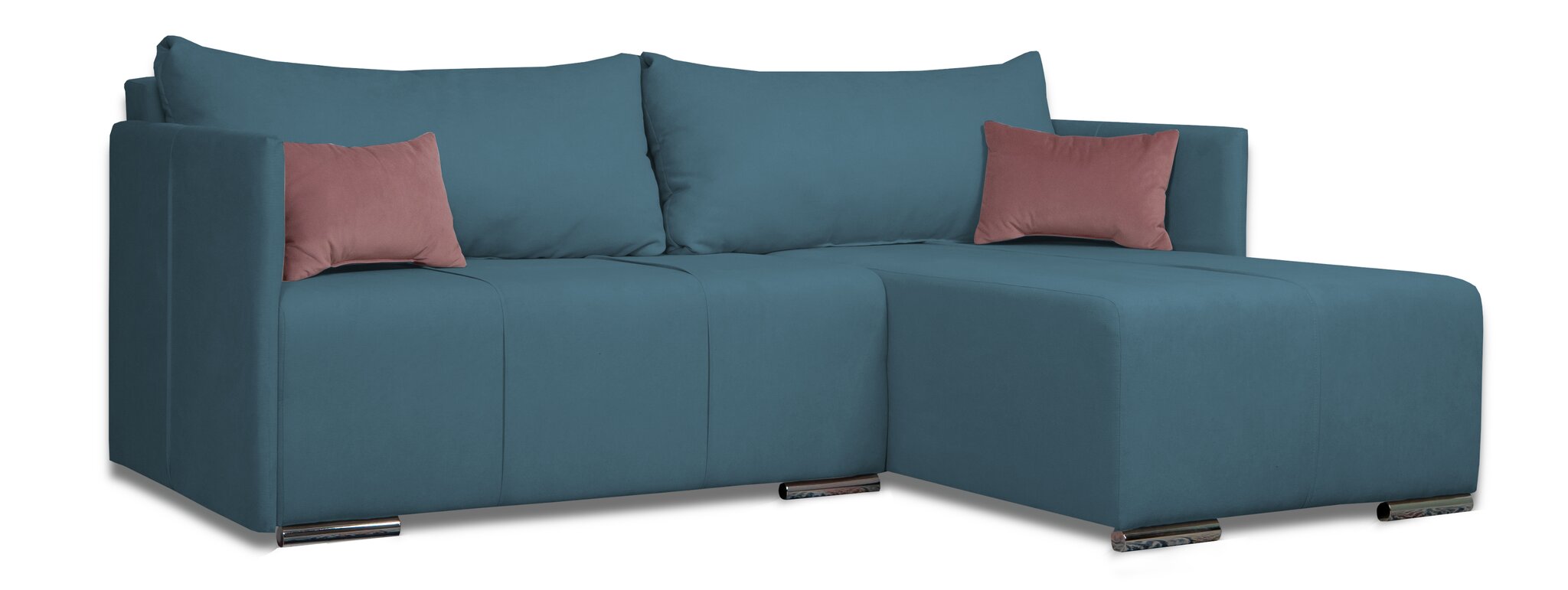 Kampinė sofa Deka-Sturis XL Mėlyna kaina ir informacija | Minkšti kampai | pigu.lt
