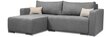 Kampinė sofa Deka-Sturis+ Šviesiai pilka kaina ir informacija | Minkšti kampai | pigu.lt