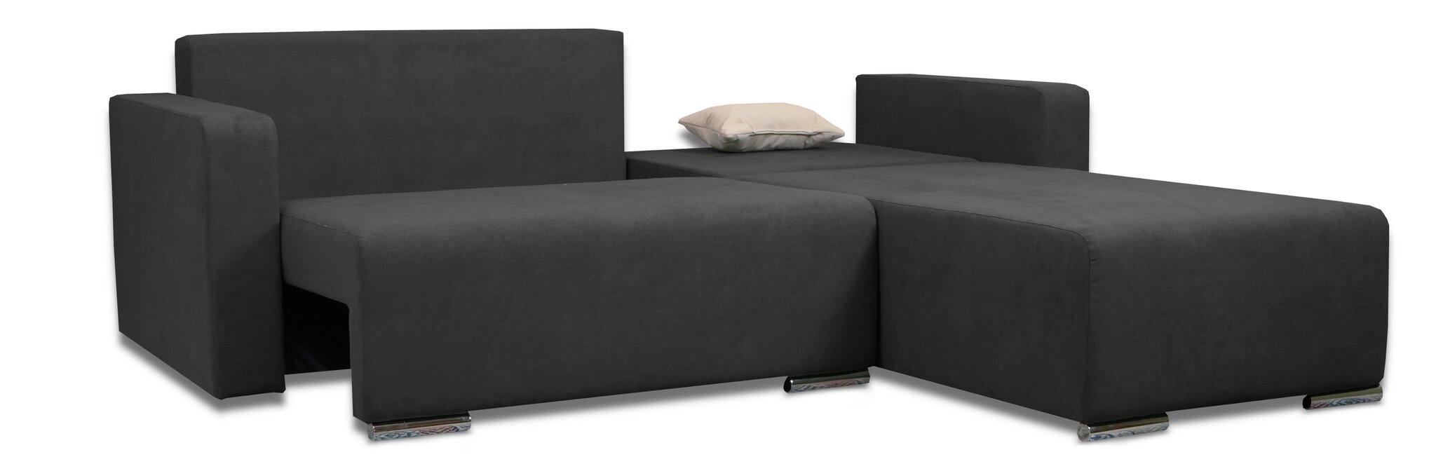 Kampinė sofa Deka-Sturis+ Tamsiai pilka kaina ir informacija | Minkšti kampai | pigu.lt