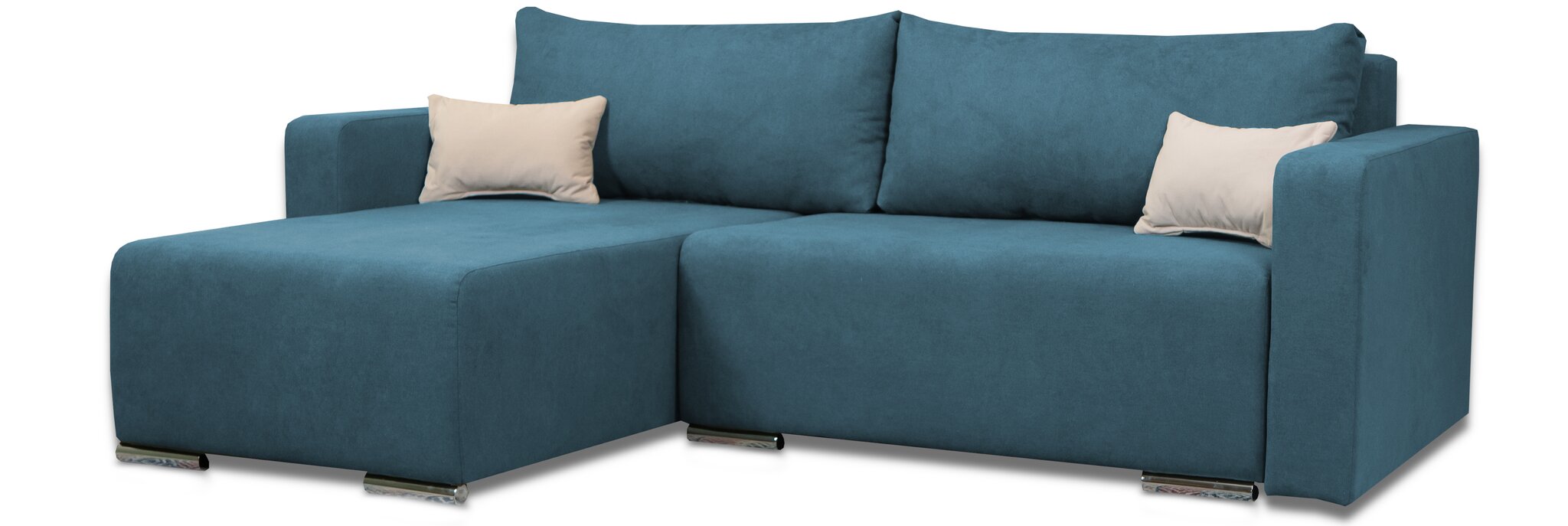 Kampinė sofa Deka-Sturis+ Mėlyna kaina ir informacija | Minkšti kampai | pigu.lt