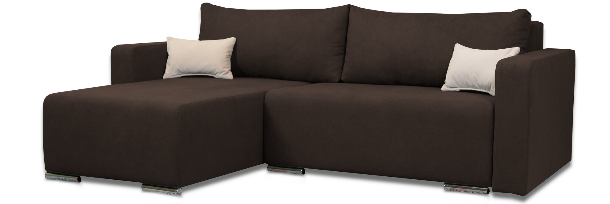 Kampinė sofa Deka-Sturis+ XL BROWN цена и информация | Minkšti kampai | pigu.lt