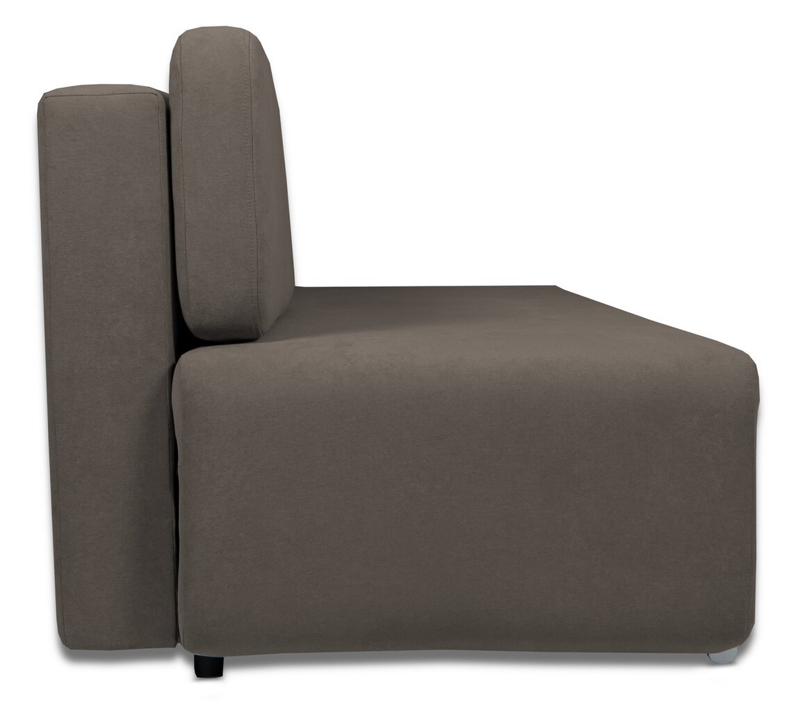 Sofa - lova Ovals Smėlio spalvos pilkos spalvos kaina ir informacija | Sofos | pigu.lt