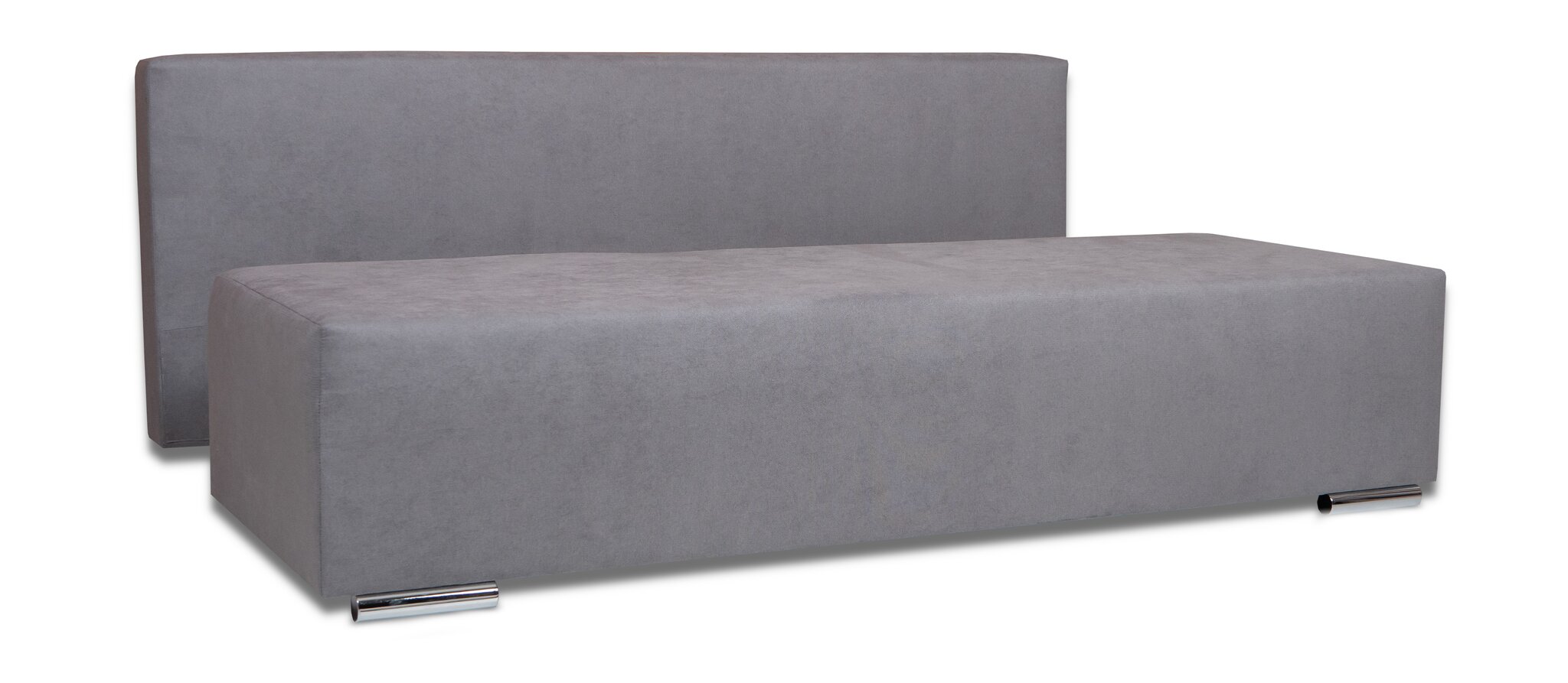 Sofa - lova Kvadrats Šviesiai pilka kaina ir informacija | Sofos | pigu.lt