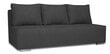 Sofa - lova Kvadrats Tamsiai pilka kaina ir informacija | Sofos | pigu.lt