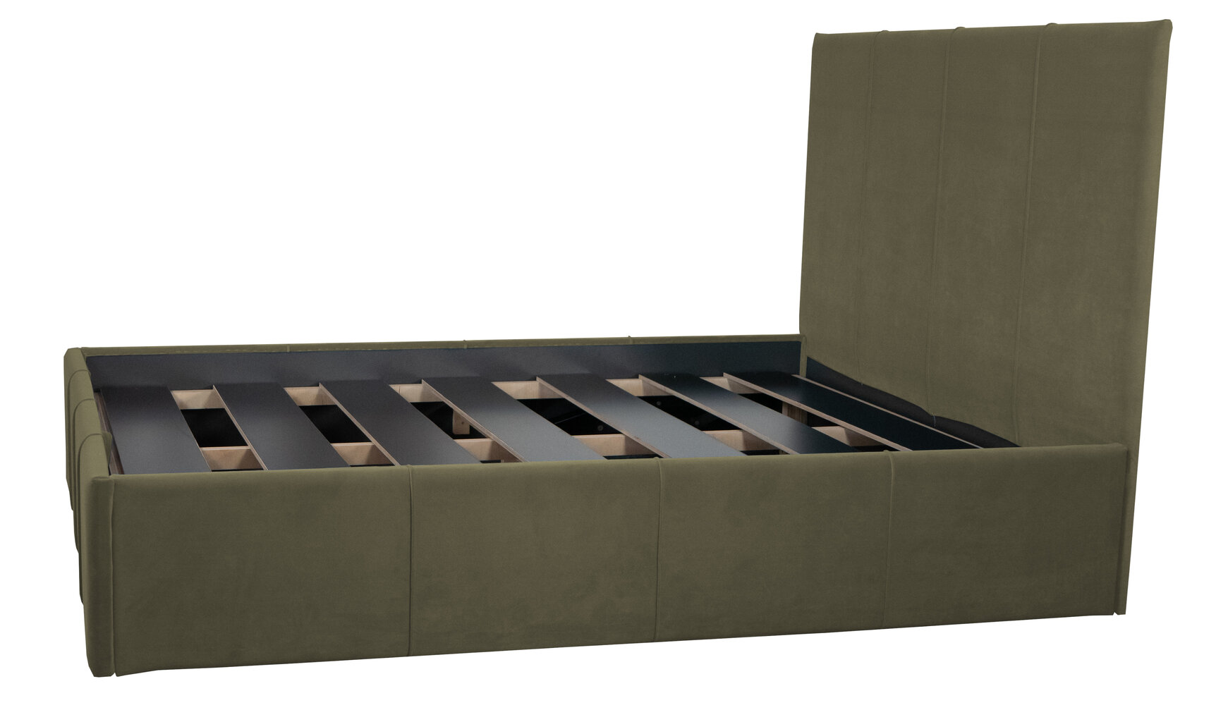 Lova su dėžute 160 cm Gulta Stef XL Alyvuogė kaina ir informacija | Lovos | pigu.lt