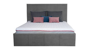 Кровать с ящиком 180см Gulta Stef, светло-серая цена и информация | Кровати | pigu.lt