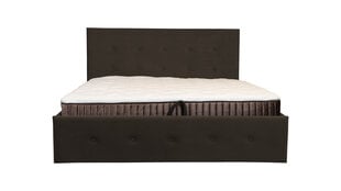 Кровать с ящиком ar pogām, светло-коричневая цена и информация | Кровати | pigu.lt
