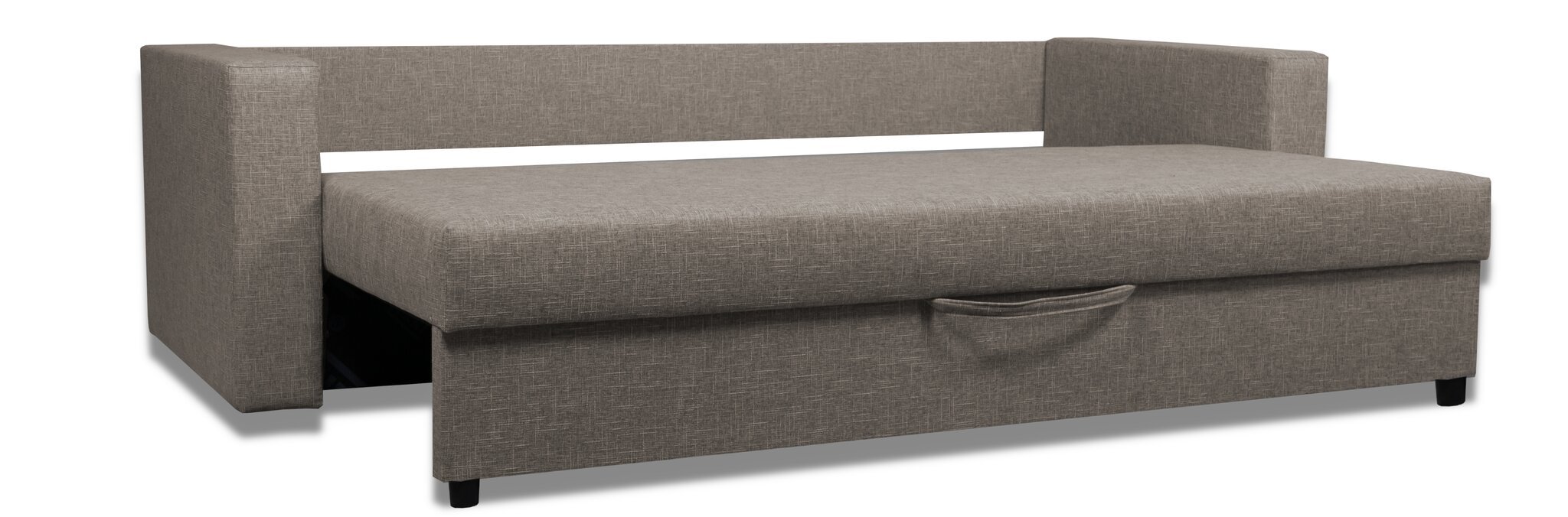 Sofa - lova Tahta Šviesos smėlio spalvos kaina ir informacija | Lovos | pigu.lt