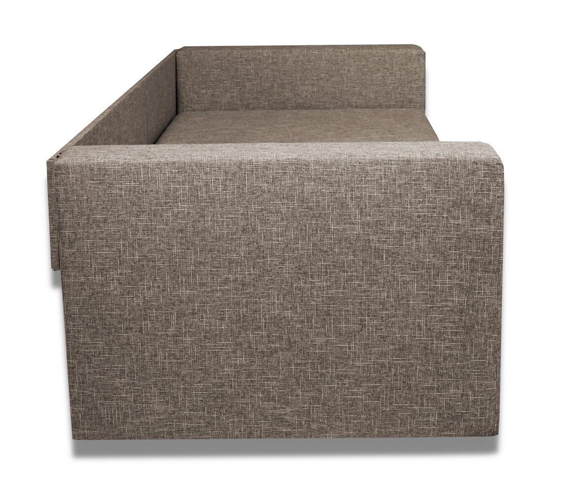 Sofa - lova Tahta Tamsus smėlio spalvos kaina ir informacija | Lovos | pigu.lt