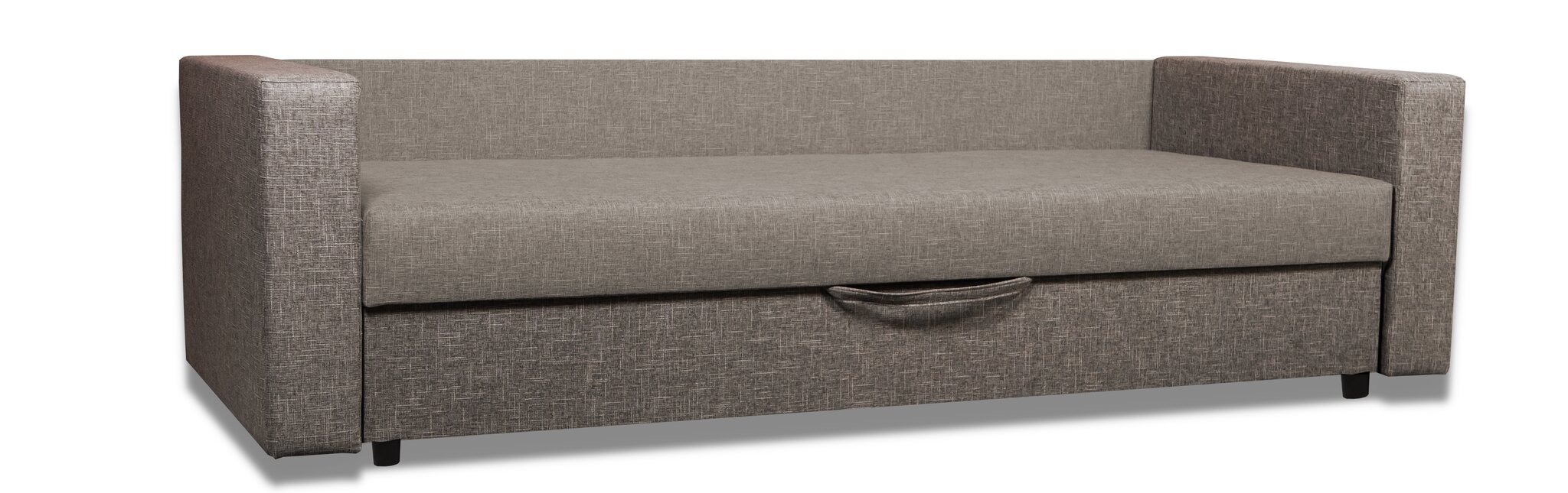 Sofa - lova Tahta Kombinuotas smėlio spalvos kaina ir informacija | Lovos | pigu.lt