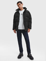 Мужская куртка CALVIN KLEIN JEANS Badge Oversized Puffer 560074336, черная цена и информация | Мужские куртки | pigu.lt