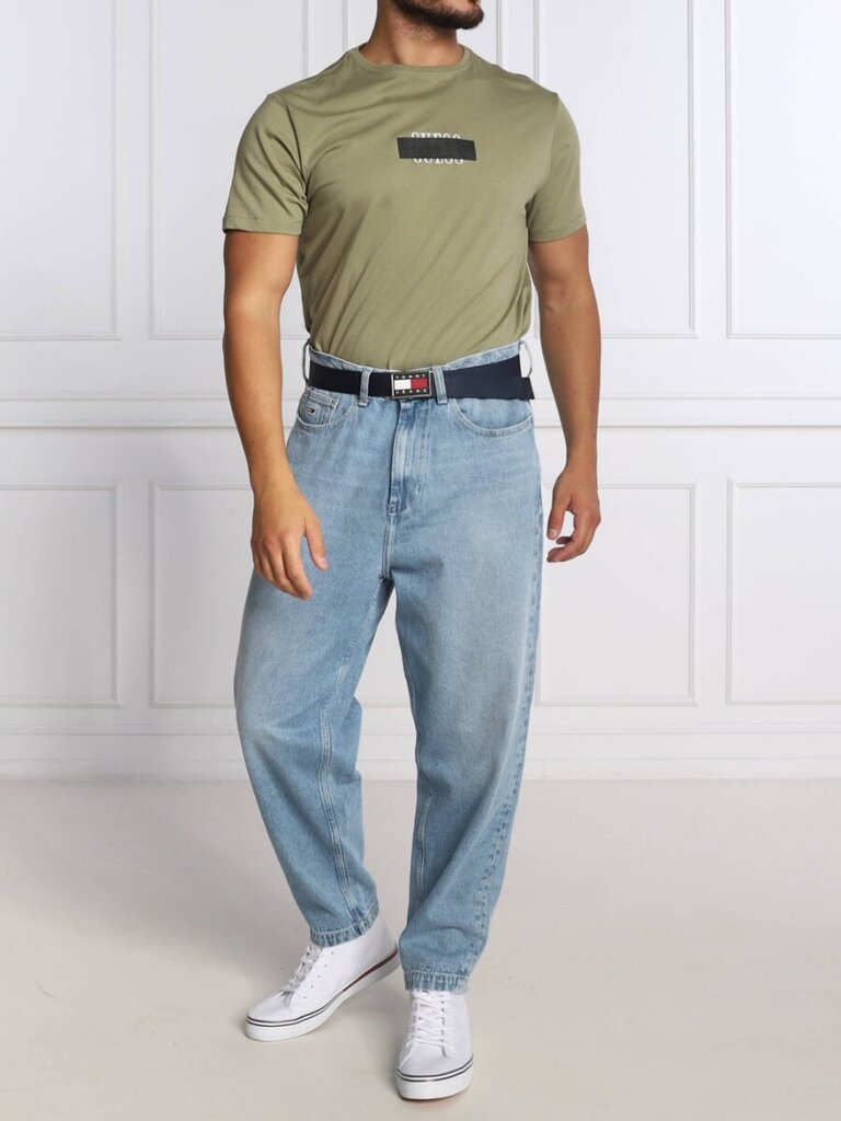 Guess Jeans marškinėliai vyrams Ardis Cn Ss Tee Bamboo Stick 563933134 kaina ir informacija | Vyriški marškinėliai | pigu.lt