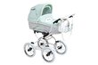 Universalus vežimėlis Scarlett Baby Fashion 3in1, white-mint цена и информация | Vežimėliai | pigu.lt