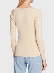 Женский свитер CALVIN KLEIN Rib Square-Neck White Clay 560074928, белый цена и информация | Свитера женские | pigu.lt