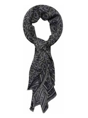Женский шарф CALVIN KLEIN Monogram Jacquard 120x120 см, 545007467, черный цена и информация | Шарф женский | pigu.lt