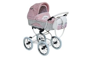 Universalus vežimėlis Scarlett Baby Fashion 3in1, white-pink kaina ir informacija | Vežimėliai | pigu.lt