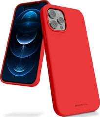 Чехол Mercury Silicone Case Samsung A346 A34 5G красный цена и информация | Чехлы для телефонов | pigu.lt