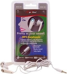 Проводные наушники Profitec DX 91 PI, MP3, стереоразъем 3,5 мм, с розовыми хрустальными элементами Swarovski цена и информация | Наушники | pigu.lt