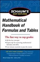 Schaum's easy outline of mathematical handbook of formulas and tables kaina ir informacija | Ekonomikos knygos | pigu.lt