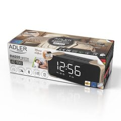 Adler Wireless alarm clock with radio AD 1190 AUX in  Copper|Black  Alarm function цена и информация | Радиоприемники и будильники | pigu.lt