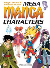 Mega Manga Characters цена и информация | Книги об искусстве | pigu.lt